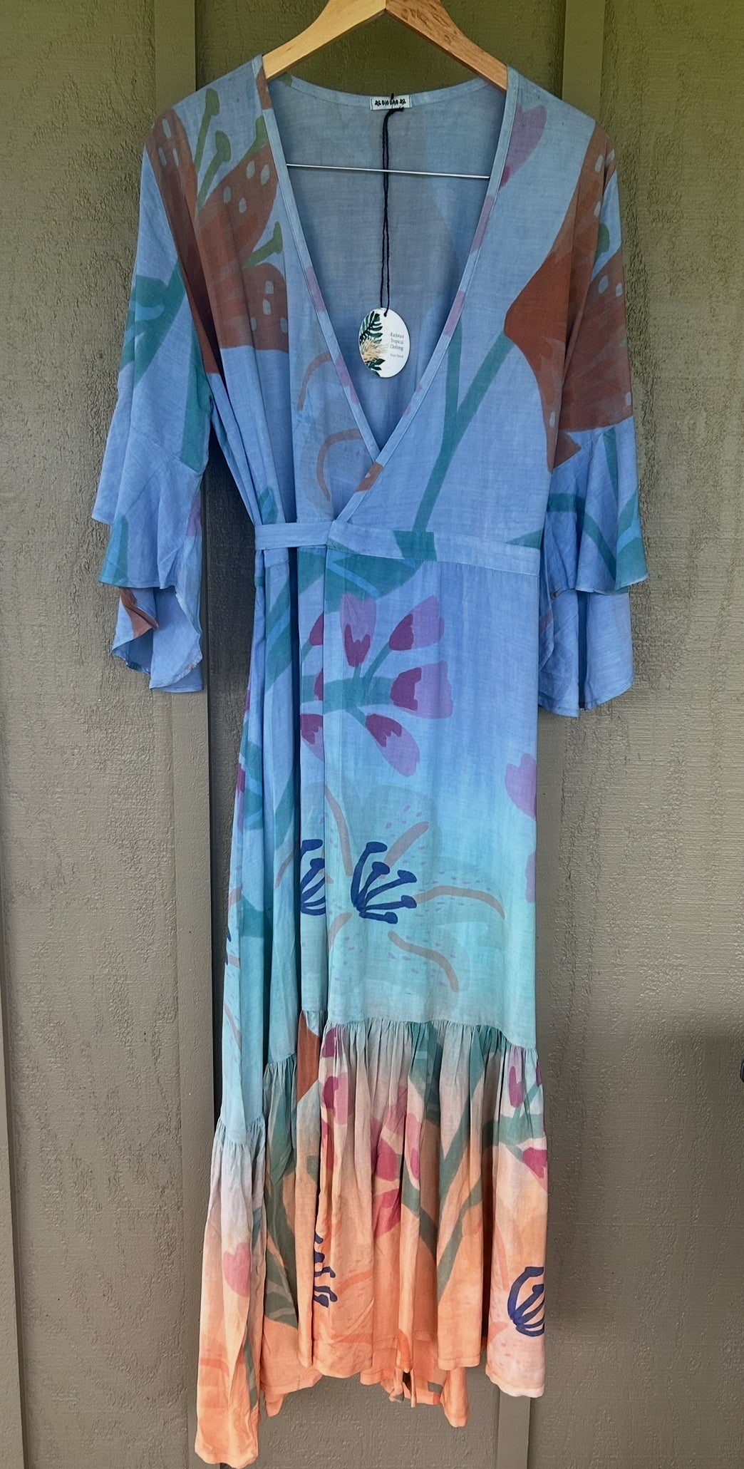 Poipu Maxi Dress - Blue Skies