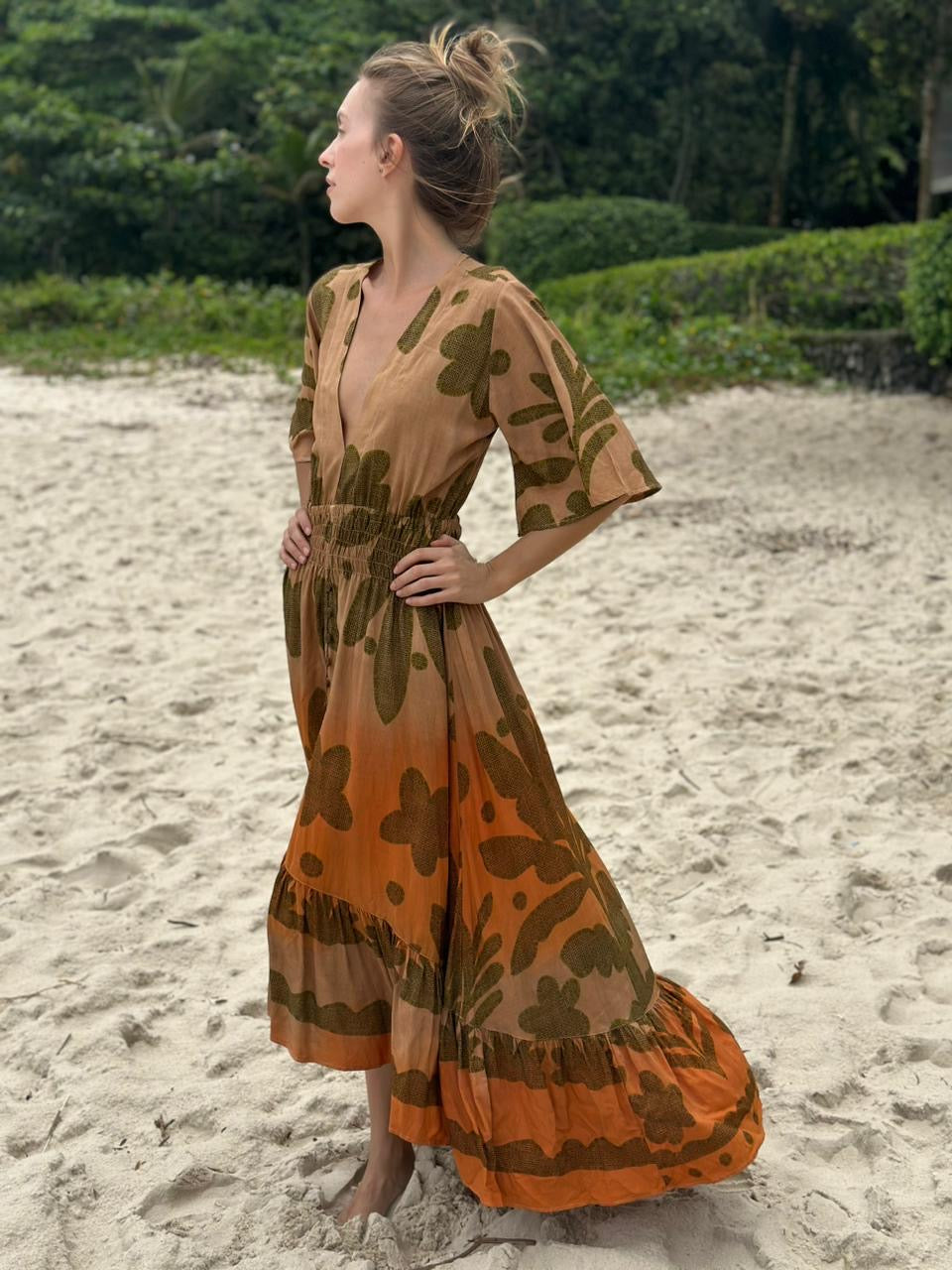 Anini Dress Papaya