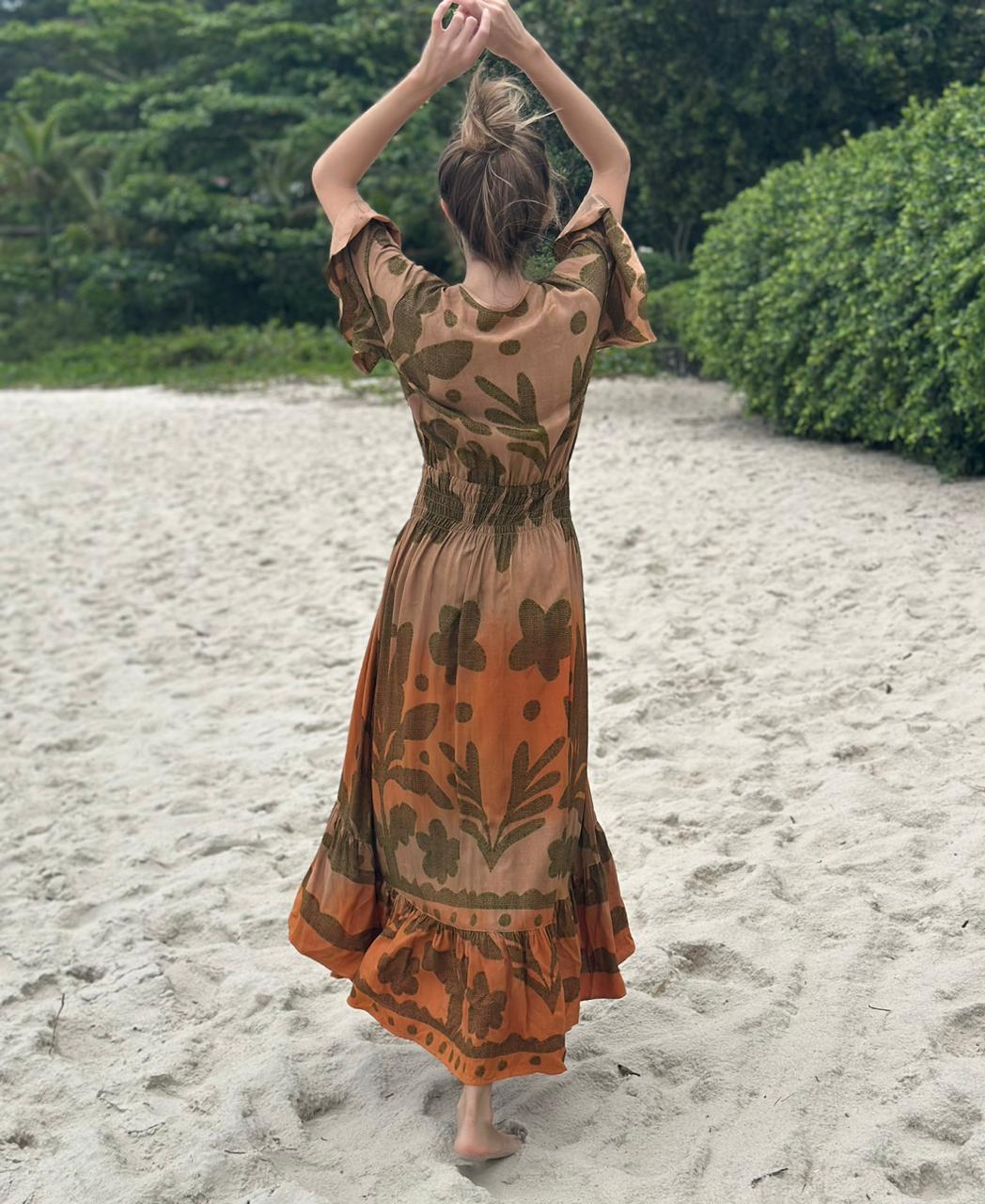 Anini Dress Papaya