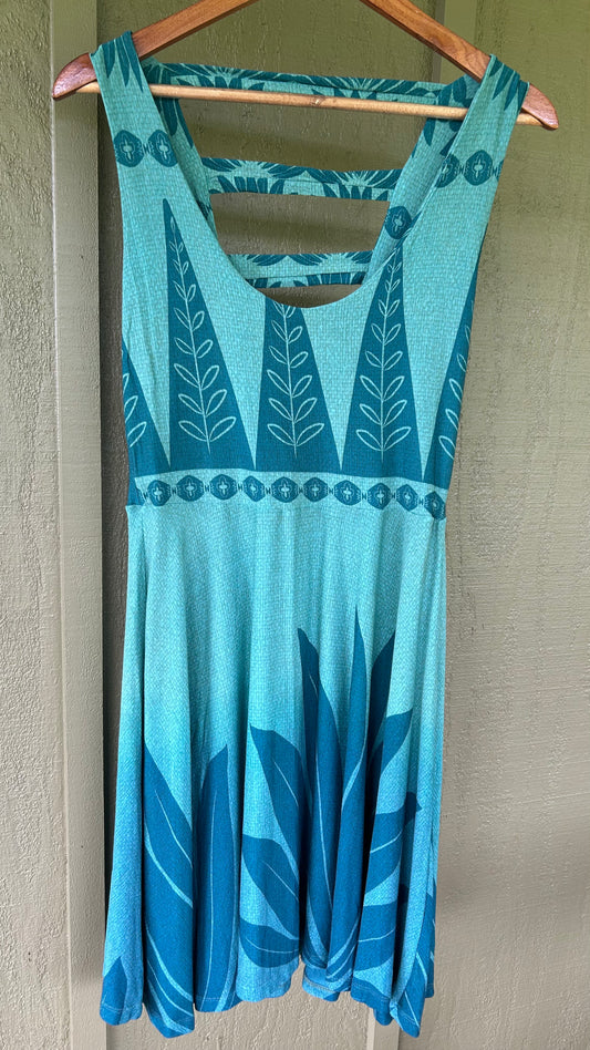 Lihue Mini Dress Ocean Blue