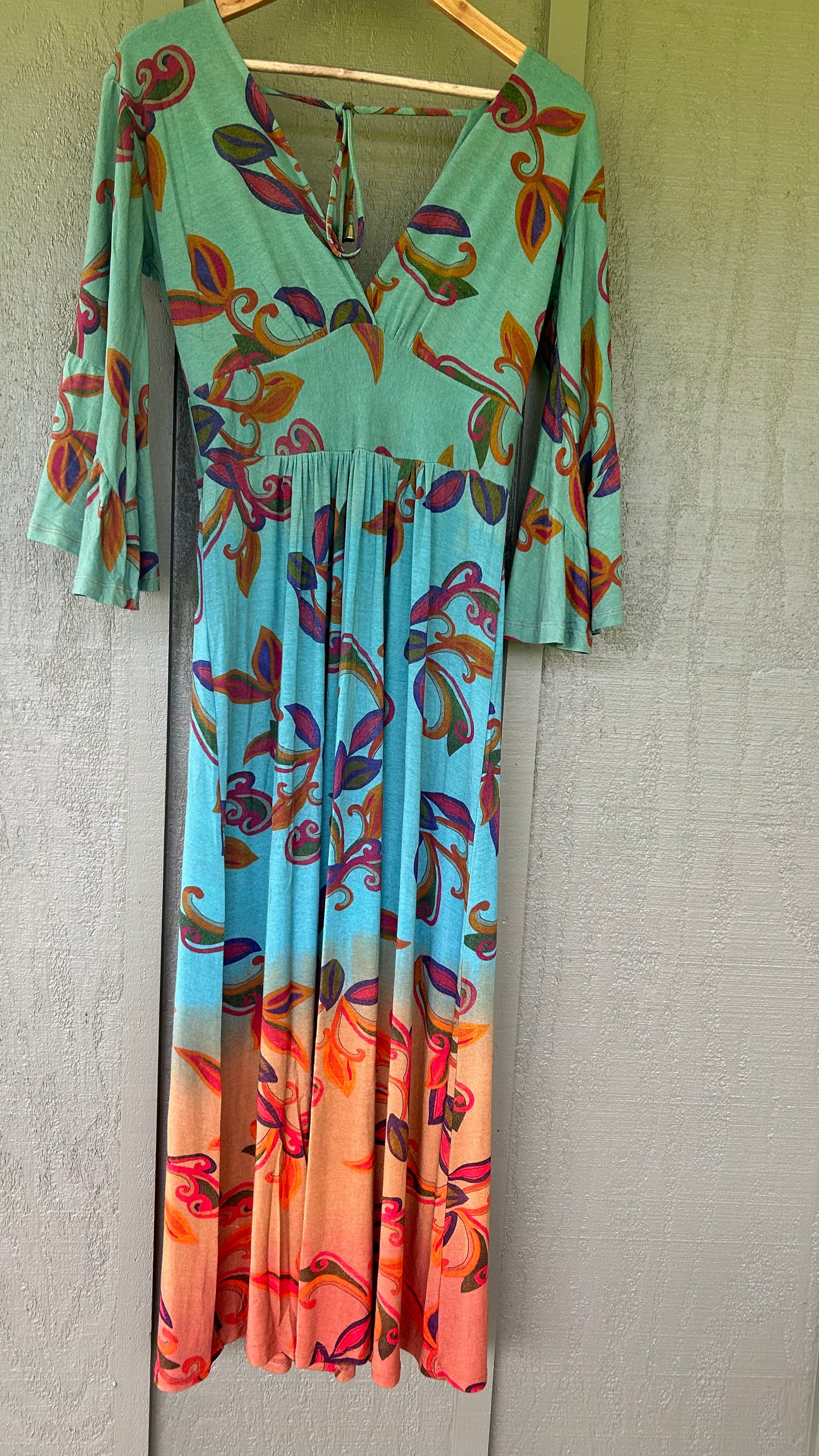 Lahaina Maxi Dress Leaves