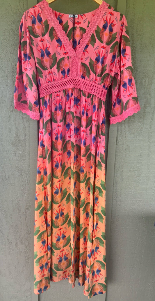 Makai Dress Papaya