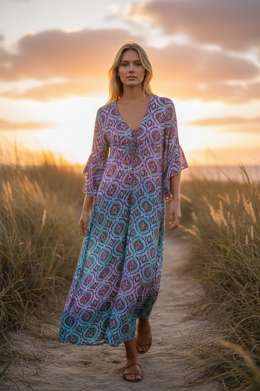 Sunset Dress Purple Sky