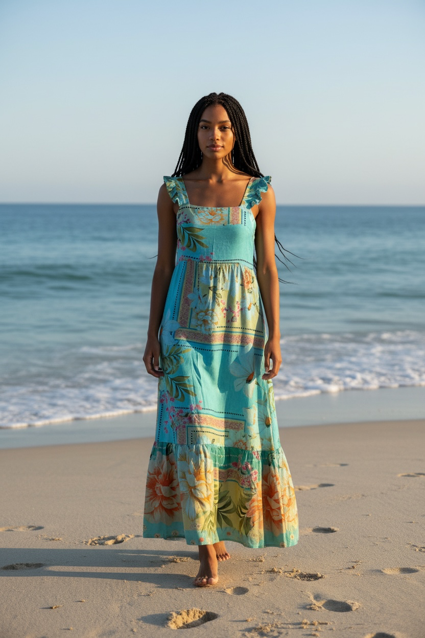 Haleiwa Dress Flowers
