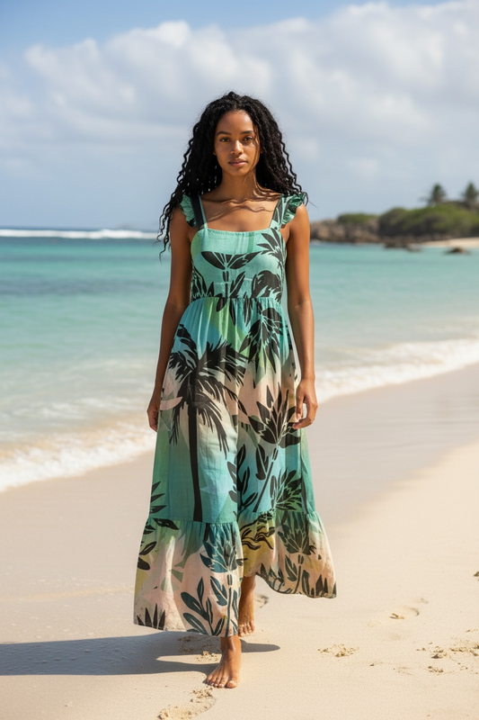 Haleiwa Dress Foliage