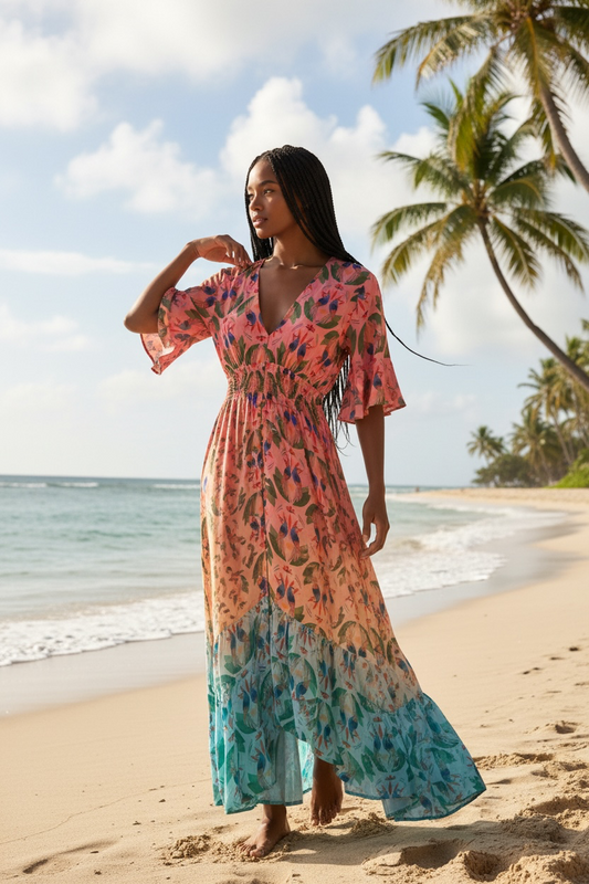 Anini Dress Papaya