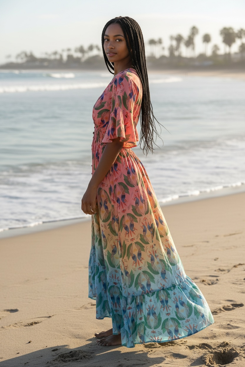 Anini Dress Papaya