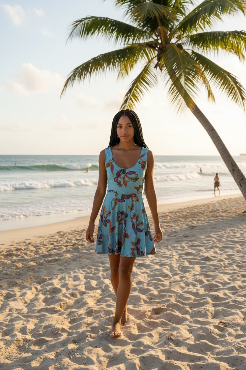 Lihue Mini Dress Green Field