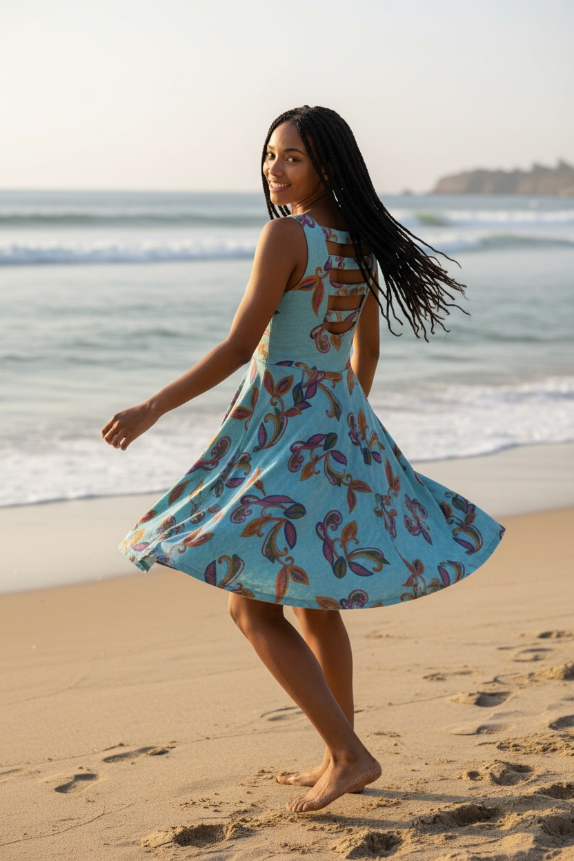 Lihue Mini Dress Green Field