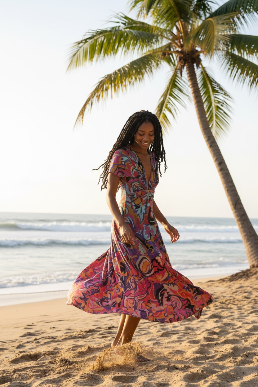 Waikiki Maxi Dress Bold