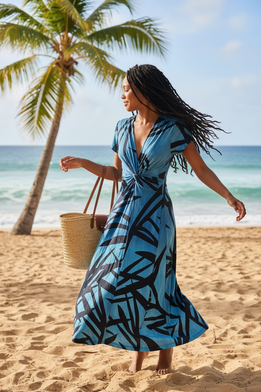 Waikiki Maxi Dress Bold Blue