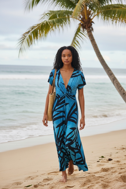 Waikiki Maxi Dress Bold Blue
