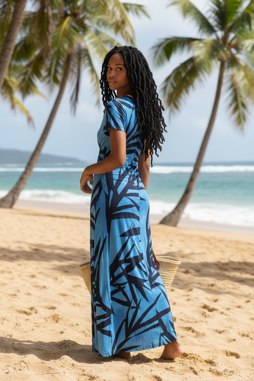 Waikiki Maxi Dress Bold Blue