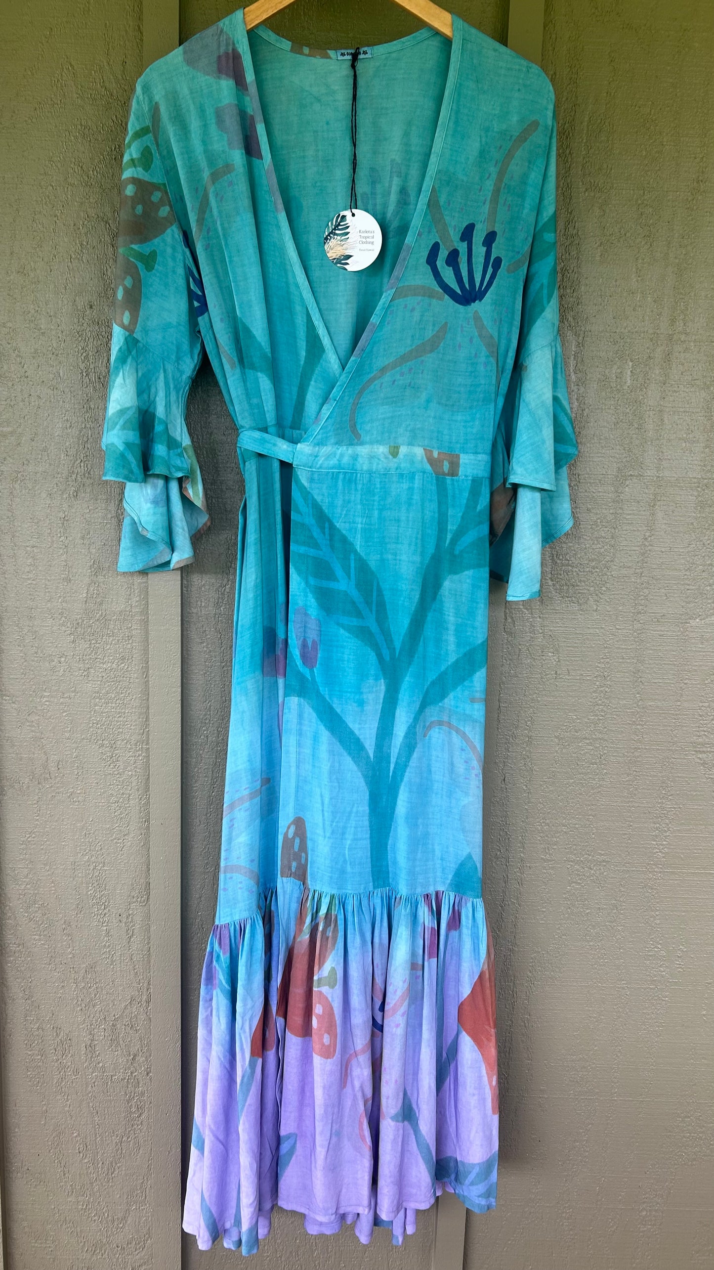 Poipu Maxi Dress - Blue Skies