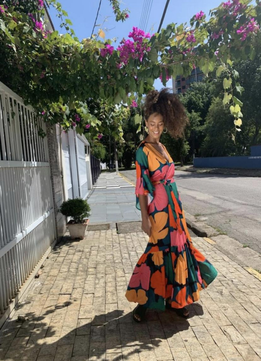 Poipu Maxi Dress - Blue Skies