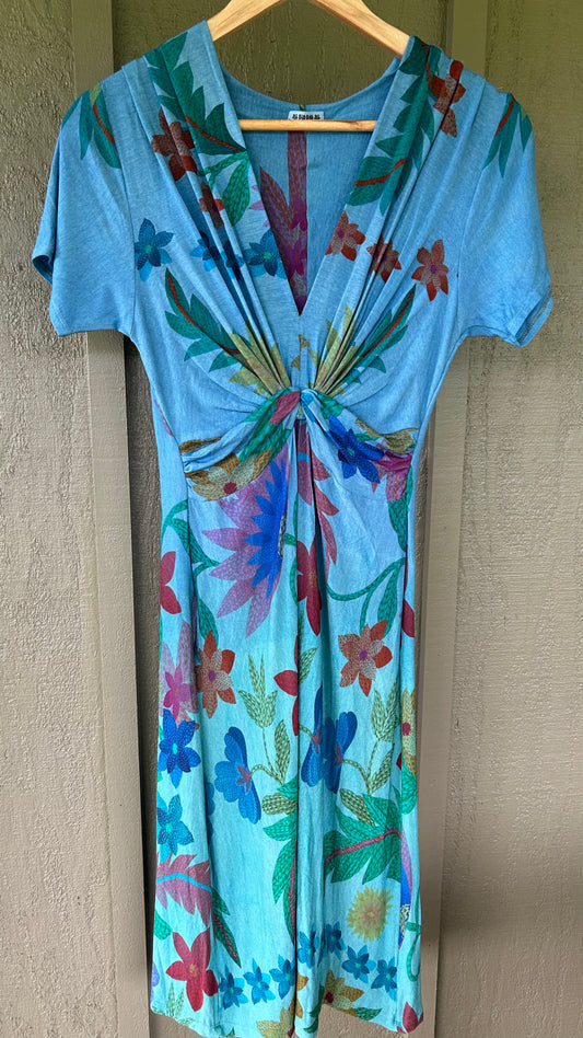 Waikiki Mini Dress Ocean Blue